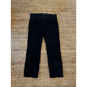 7 For All Mankind Mens Black Bootcut Jeans Size 36
